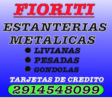 FIORITI ESTANTERIAS METALICAS