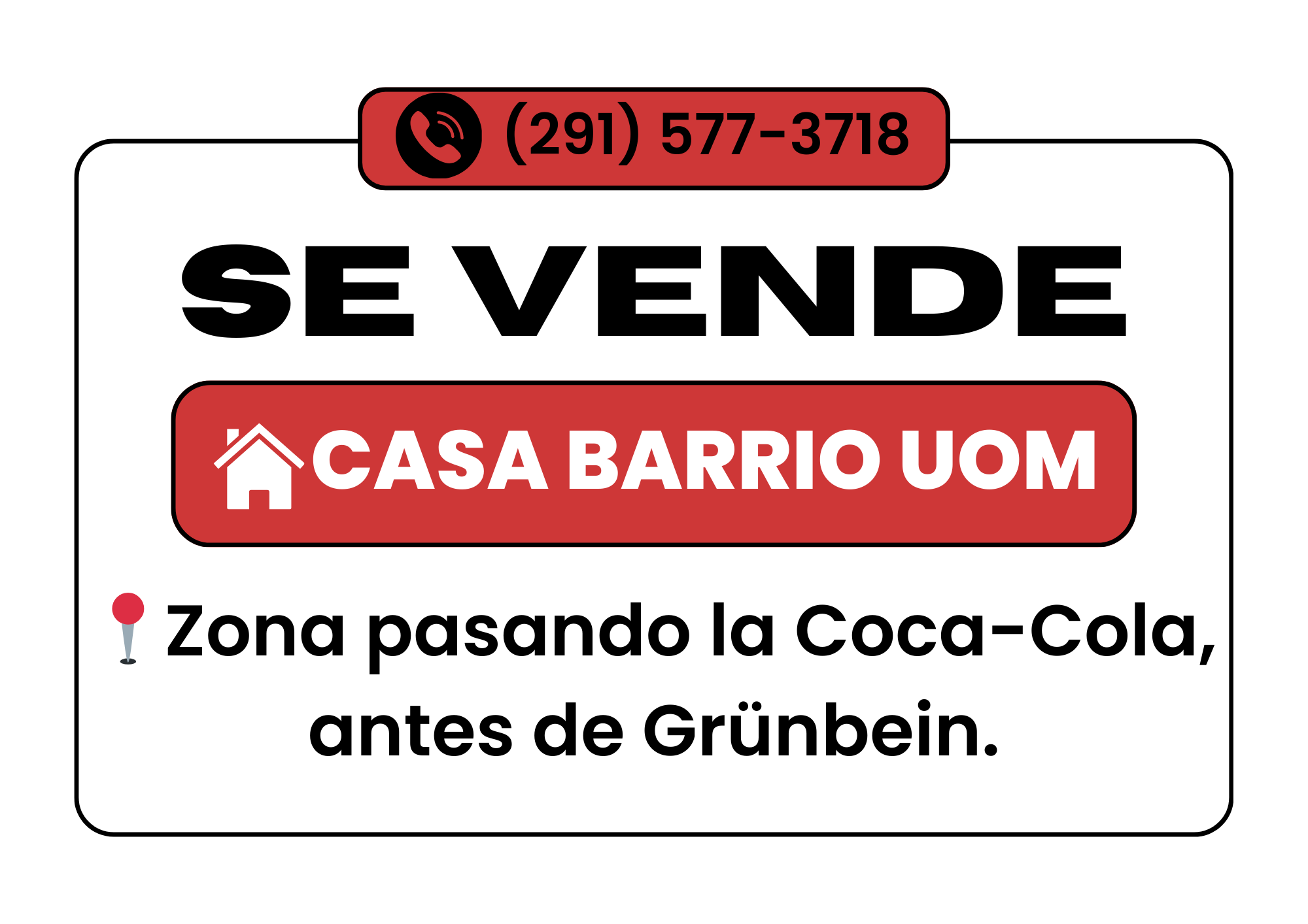 Documento A4 Cartel Se Vende Moderno Negro y Rojo (3)